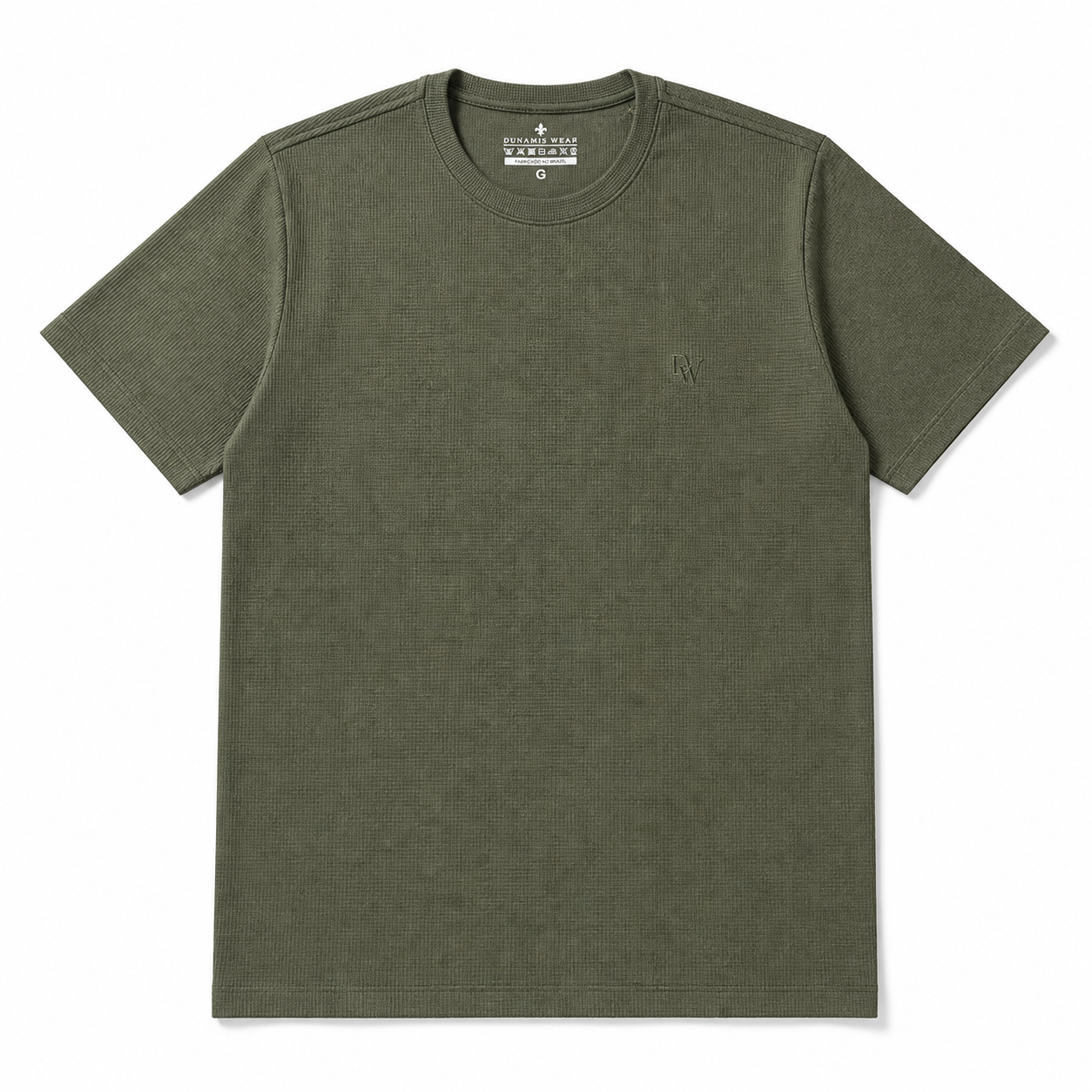 T SHIRT FIRENZE VERDE OLIVA FRENTE